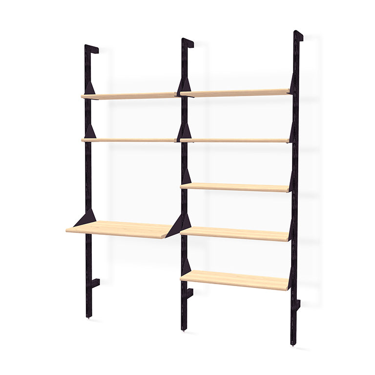 Branch- 2 Shelving Unit with Desk