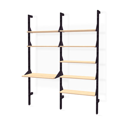 Branch- 2 Shelving Unit with Desk