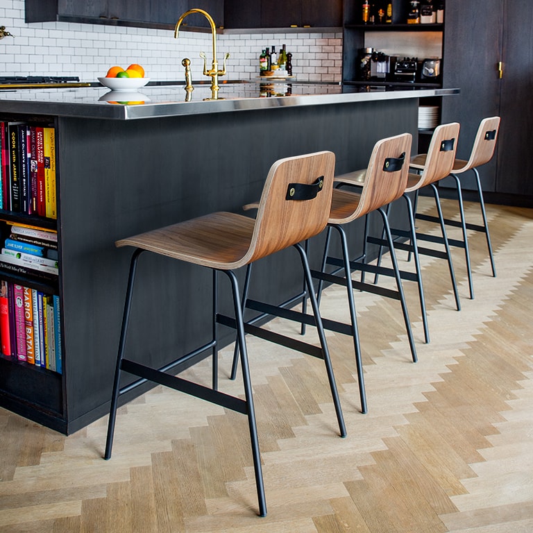 Lecture Counter Stool Wood