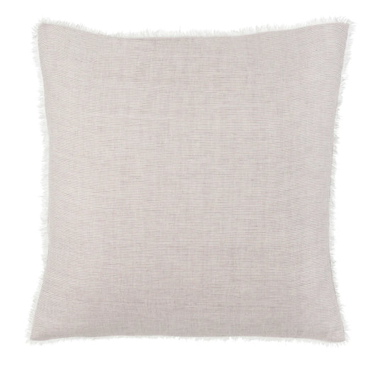 Lina Linen Pillow Grey Stripe