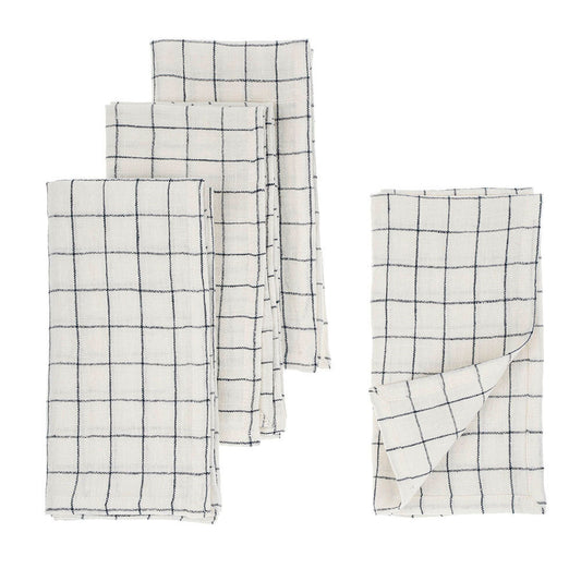 Linen Check Napkins