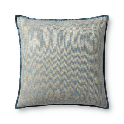 Blue Stitched Pillow