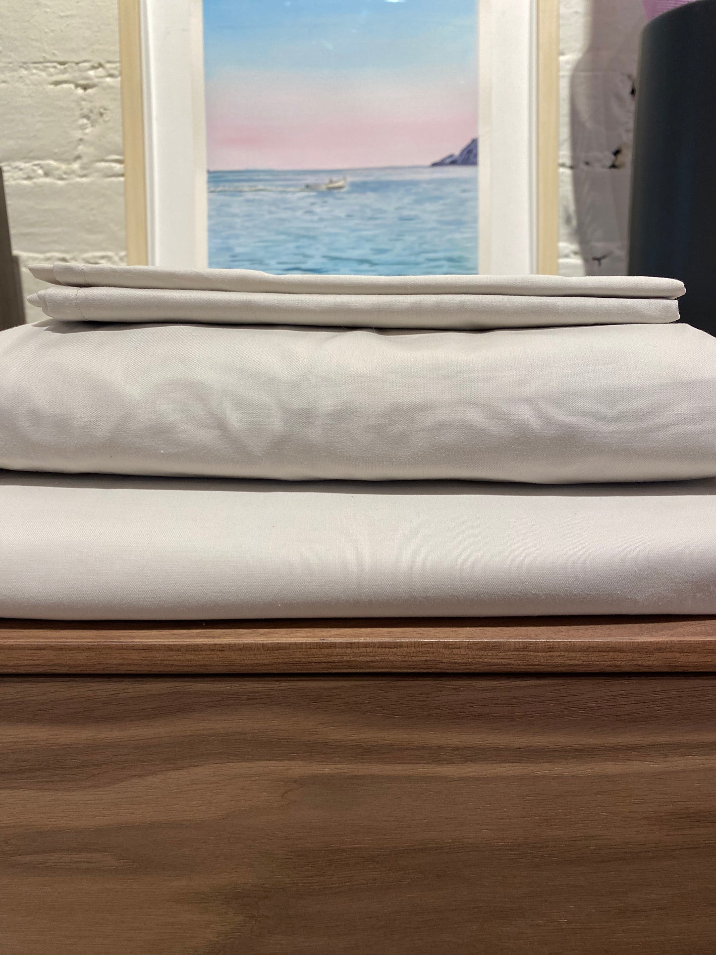 Studio TC Percale Cotton Stone