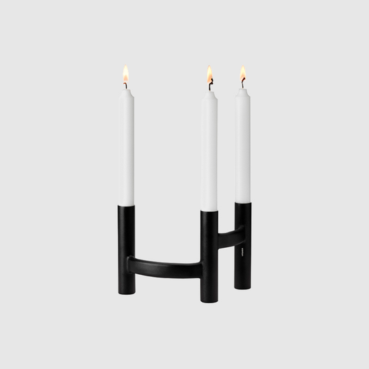 Black Candle Holder